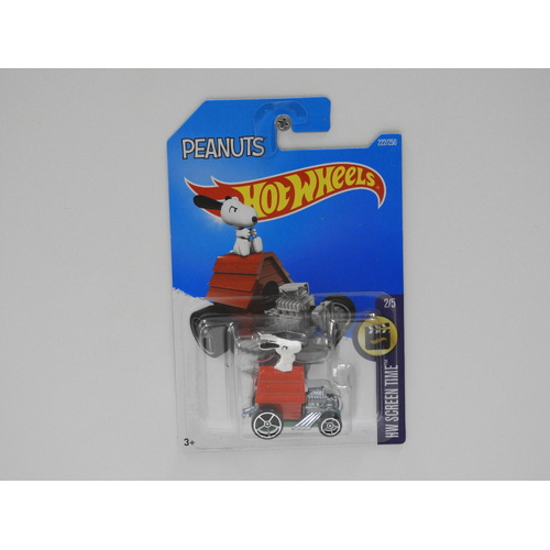 1:64 Snoopy "Peanuts" - 2016 Hot Wheels Long Card