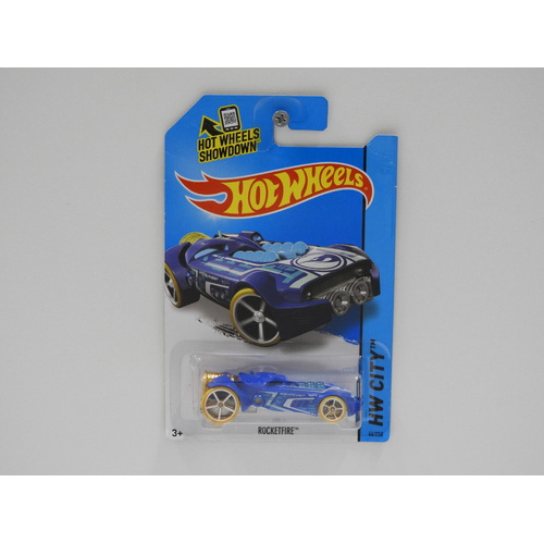 1:64 Rocketfire - 2015 Hot Wheels Treasure Hunt Long Card