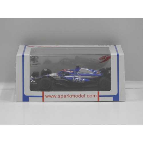 1:64 Visa Cash App RB Formula One Team VCARB 01 - 9th US GP 2024 (Liam Lawson) #30