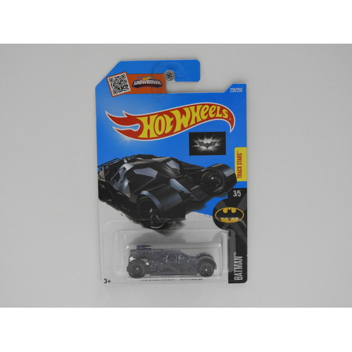 1:64 The Dark Knight Batmobile - Hot Wheels Long Card "Batman The Dark Knight Trilogy"