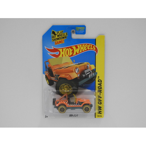 1:64 Jeep CJ-7 - 2015 Hot Wheels Treasure Hunt Long Card