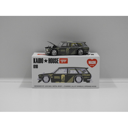 1:64 Datsun KAIDO 510 Wagon (Green) (OPENED, UNSEALED) 