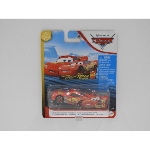 1:55 Lightning McQueen with Sign "Disney Pixar Cars Funny Flashbacks"
