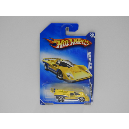 1:64 Ferrari 512M - 2009 Hot Wheels Long Card