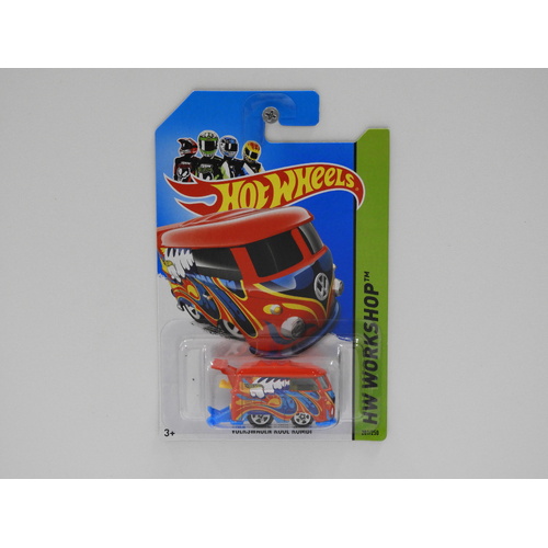 1:64 Volkswagen Kool Kombi - 2014 Hot Wheels Long Card