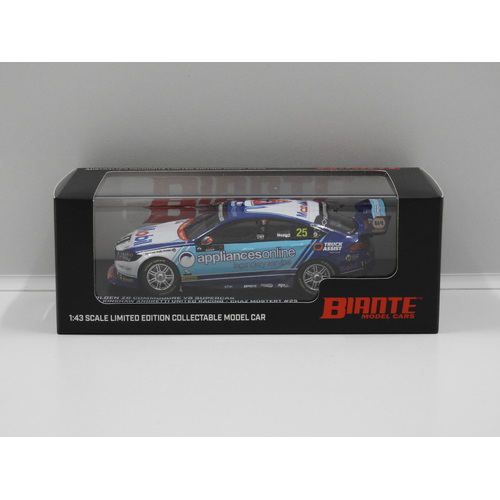 1:43 Holden ZB Commodore - Walkinshaw Andretti United Racing 2020 Superloop Adelaide 500 (C.Mostert) #25