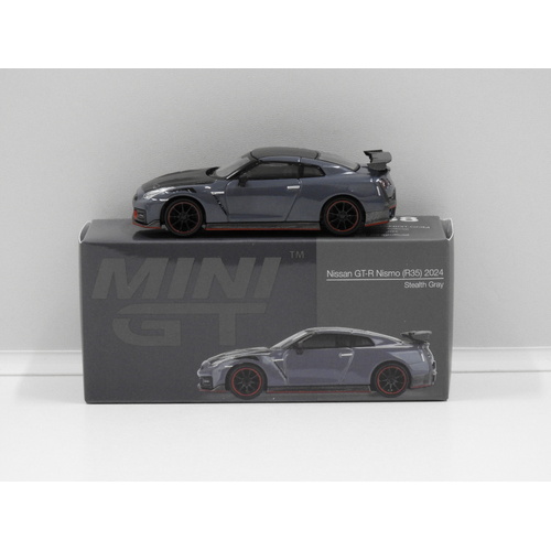 1:64 2024 Nissan GT-R Nismo (R35) (Stealth Gray) (Opened, Unsealed)