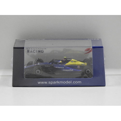 1:64 Williams FW46 Williams F1 Team - Mexicam GP 2024 (Franco Colapinto) #43