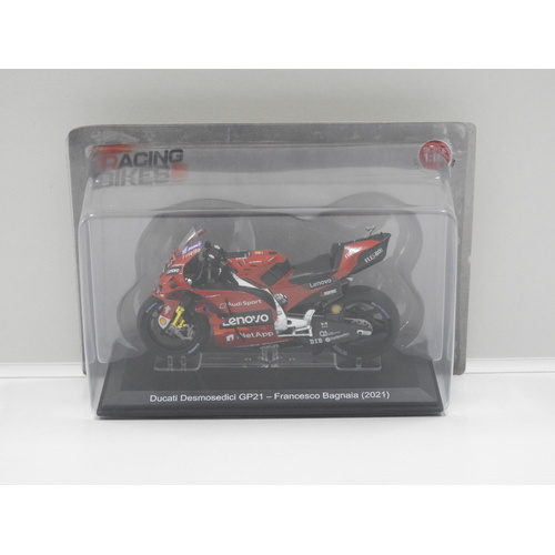 1:18 Ducati Desmosedici GP21 2021 #63 (Francesco Bagnaia) Issue #04