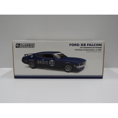 1:18 Ford XB Falcon - 1974 Sandown 250 Winner (Allan Moffat) #33