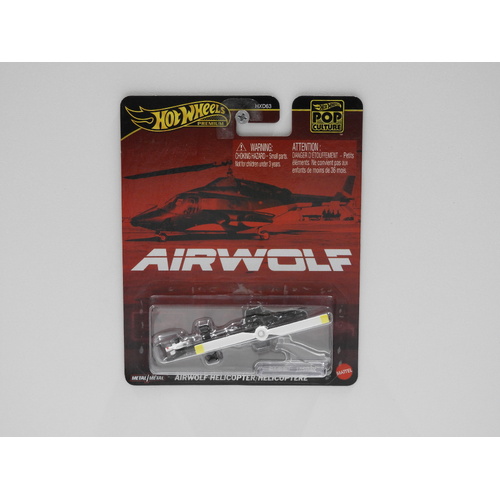 1:64 Airwolf Helicopter - Hot Wheels Premium Pop Culture - "Airwolf"