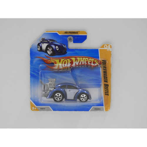 1:64 Volkswagen Beetle - 2010 Hot Wheels Short Card