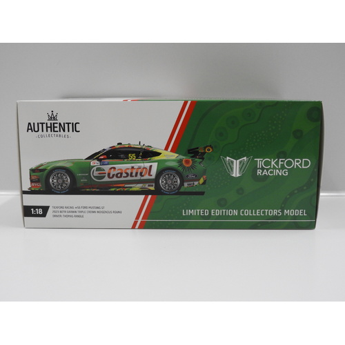 1:18 Ford Mustang GT - Tickford Racing 2023 BETR Darwin Triple Crown Indigenous Round (Thomas Randle) #55