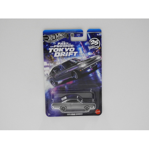 1:64 1970 Road Runner - Hot Wheels Silver Series "The Fast And The Furious: Tokyo Drift"