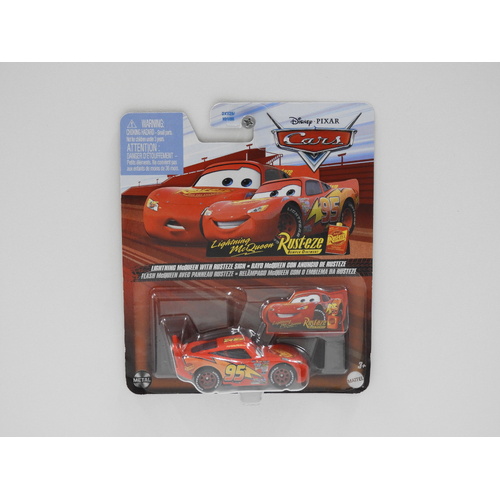 1:55 Lightning McQueen with Rusteze Sign "Disney Pixar Cars"
