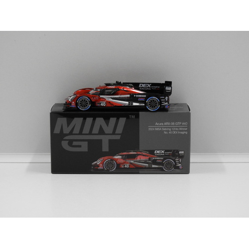 1:64 Acura ARX-06 GTP - 2024 IMSA Sebring 12Hrs Winner DEX Imaging #40 (Opened, Unsealed)