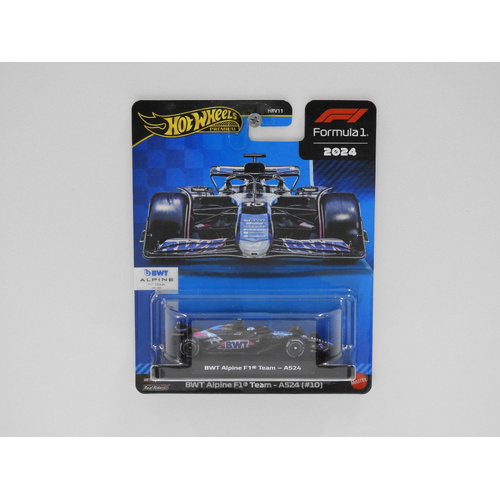 1:64 BWT Alpine F1 Team - A524 2024 #10 - Hot Wheels Premium Formula 1