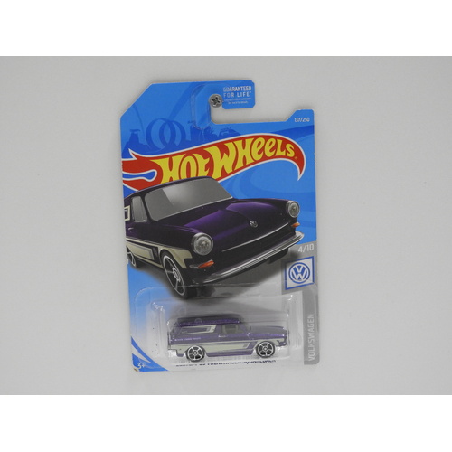 1:64 Custom 1969 Volkswagen Squareback - 2019 Hot Wheels Long Card