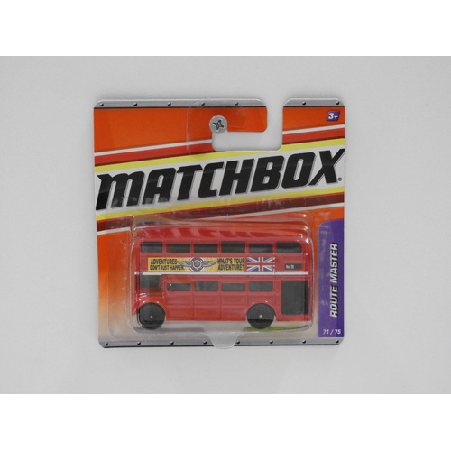 1:64 Route Master (Red) - Matchbox Short Card