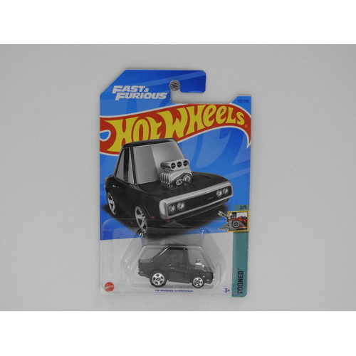 1:64 1970 Dodge Charger "Fast & Furious Tooned" - 2023 Hot Wheels Long Card