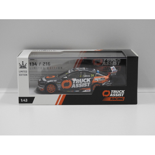 1:43 Holden ZB Commodore - Truck Assist Racing (J.Le Brocq) 2022 #34