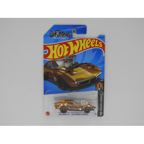 1:64  1968 Corvette - Gas Monkey Garage - 2023 Hot Wheels Super Treasure Long Card