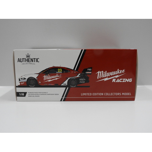 1:18 Ford Mustang GT - Milwaukee Racing (Will Davison) 2019 #23