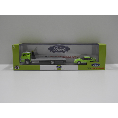 1:64 1990 Ford C-8000 & 1988 Ford Mustang GT "Ford Performance"
