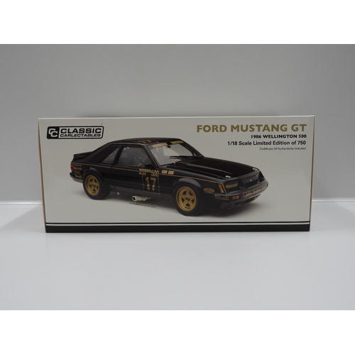 1:18 Ford Mustang - 1986 Wellington 500 (Johnson/Crichton) #17