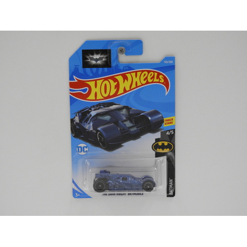 1:64 The Dark Knight Batmobile - Hot Wheels Long Card "Batman The Dark Knight Trilogy"