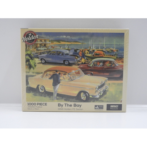 Impact Merch. 1000 Piece Jigsaw Puzzle - 1956 Holden FE Sedan "By The Bay"