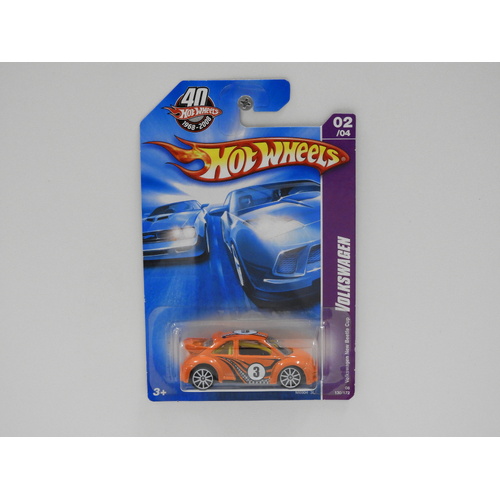 1:64 Volkswagen New Beetle Cup - 2008 Hot Wheels Long Card