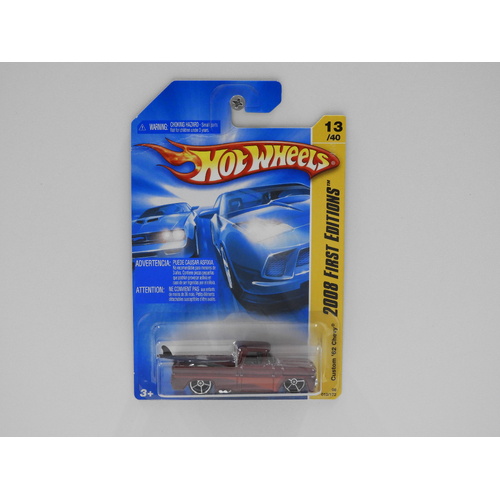 1:64 Custom 1962 Chevy - 2008 Hot Wheels Long Card