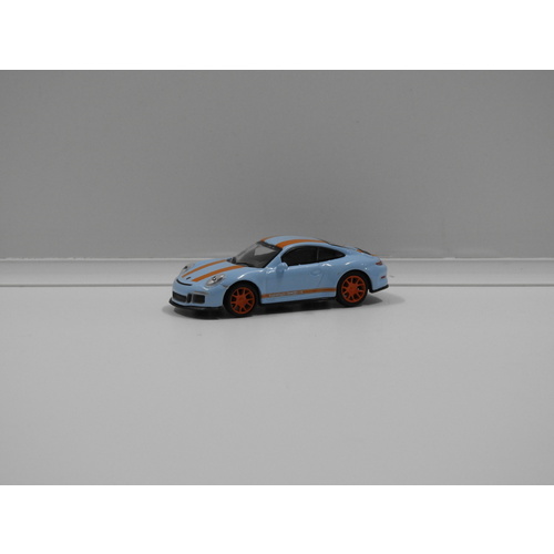 1:87 Porsche 911R (Blue with Orange Stripes)