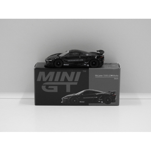 1:64 McLaren 720S LB Works (Black) (Opened, Unsealed)
