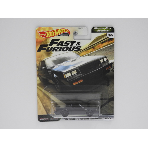 1:64 1987 Buick Grand National GNX - Hot Wheels Premium "Fast & Furious"