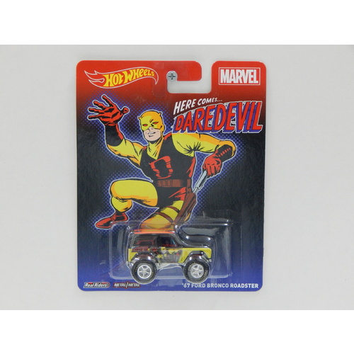 1:64 1967 Ford Bronco Roadster - Hot Wheels Marvel "Dare Devil" 