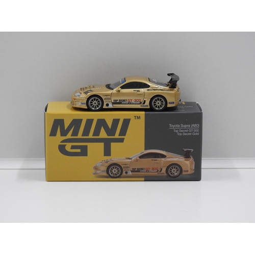 1:64 Toyota Supra (A80) - Top Secret GT-3000 (Top Secret Gold) (Opened, Unsealed)