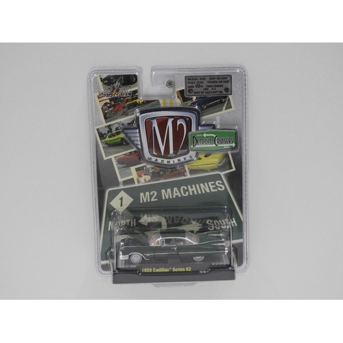 1:64 1959 Cadillac Series 62 (Green) "Detroit Cruisers"