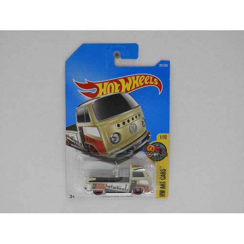 1:64 Volkswagen T2 Pickup - 2017 Hot Wheels Long Card