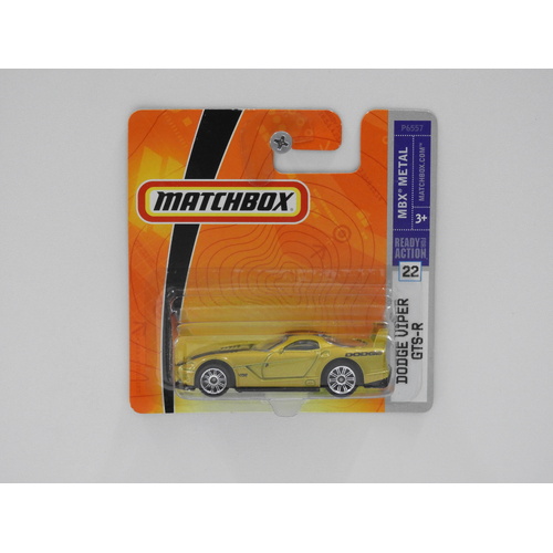1:64 Dodge Viper GTS-R - Matchbox Short Card