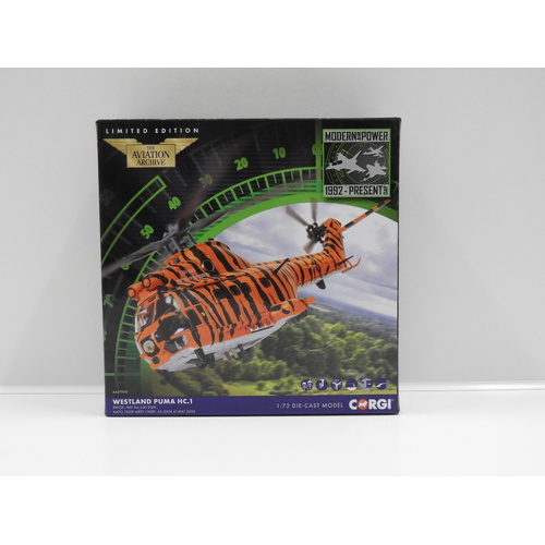 1:72 Westland Puma HC.1 - XW231, RAF No.230 SQN, Nato Tiger Meet Livery, As Seen At Riat 2005